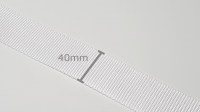 cinta de nylon resistente ancha de 4cm blanca 18